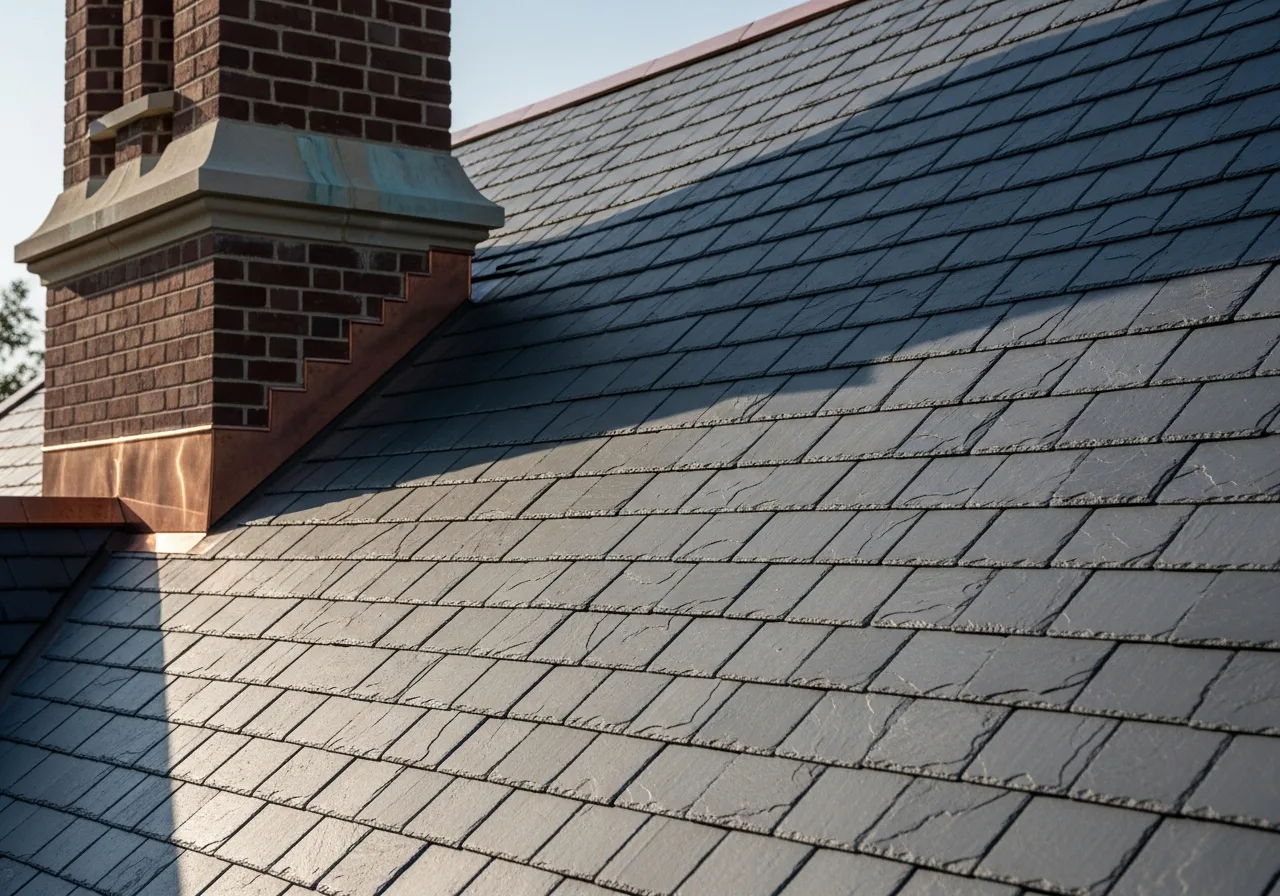 Slate-style premium re-roof in Woodside Park, Silver Spring